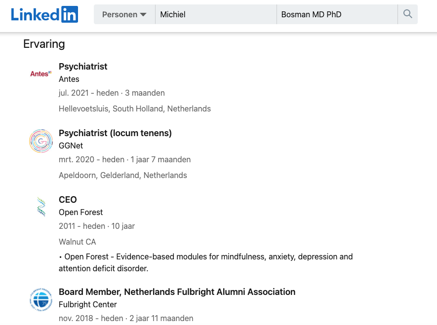 Het kostte Michiel Bosman (#DrBosman) heel wat weerstand en moed om zich uiteindelijk definitief op Curaçao te vestigen nadat hij EUR 5.000.000,- gemeenschapsgeld had weggekaapt 

Hij geniet van de zee en de zon en werkt vrolijk online verder voor o.a 2 #GGZ instellingen in Ned.