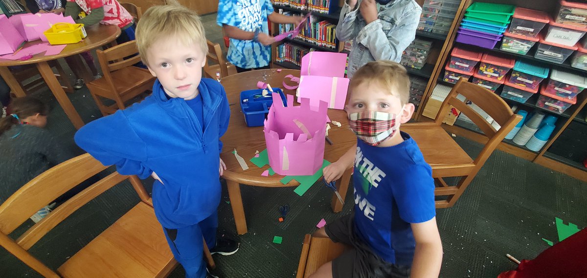 Twinderella was perfect for our Fairy Tale STEM activity.  Just 5 sheets of paper and tape = amazing castles.  <a href="/CoreyPBNinja/">Corey Rosen Schwartz</a>