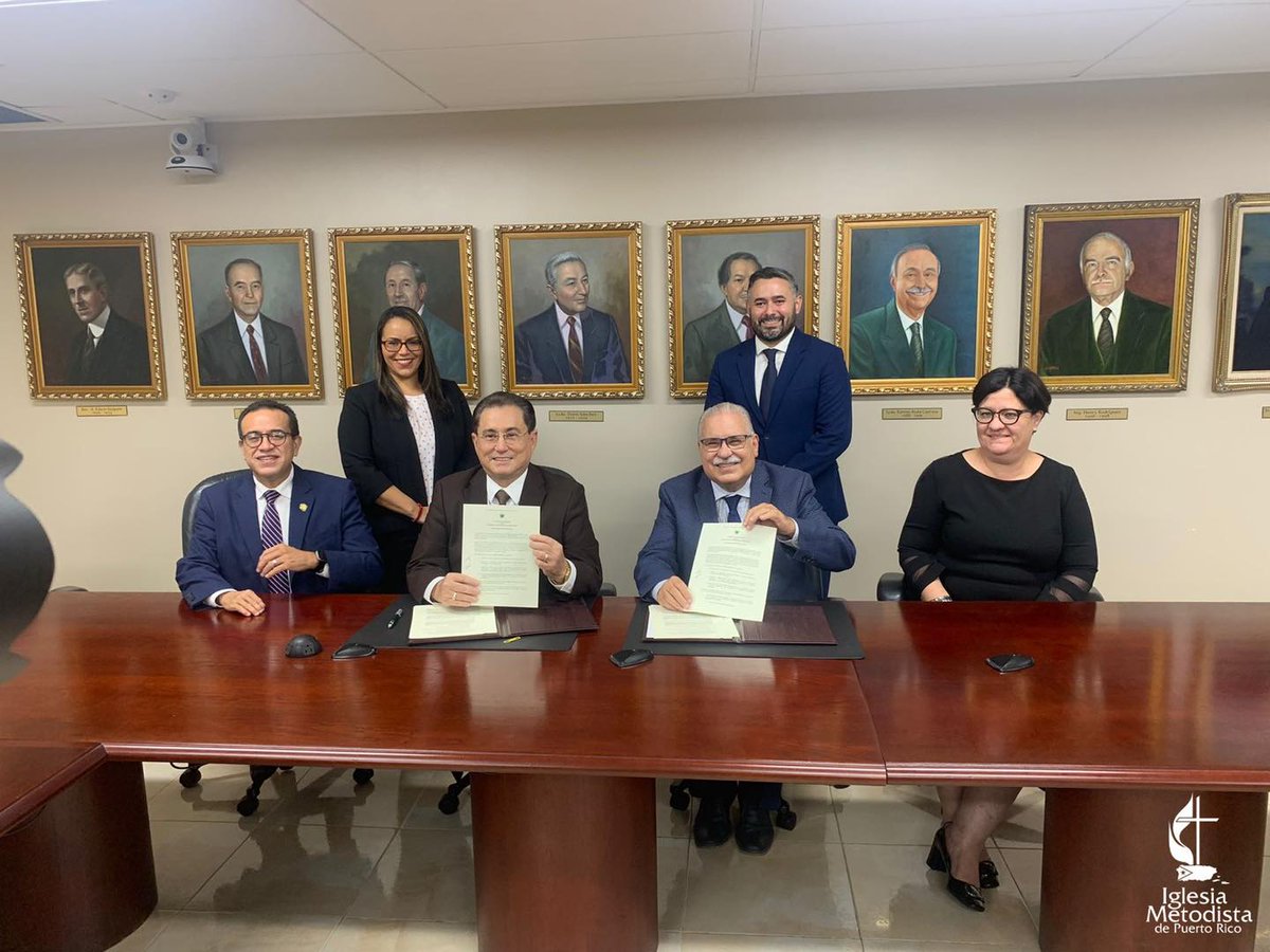 IMetodistaPR's tweet photo. La @IMetodistaPR  y la @interocs  renuevan acuerdo colaborativo.
Damos gracias a Dios por estos lazos de hermandad en favor de nuestro pueblo. https://t.co/wu1FG09SlO