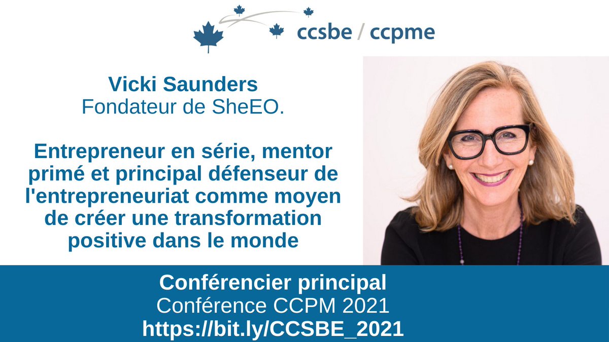 ccsbe's tweet photo. Au plaisir d'entendre @vickis parler sur la conférence @CCSBE #CCSBE2021 cette année! Découvrez notre sélection d'excellents conférenciers https://t.co/0SphJT7j7I https://t.co/6BiLQwdm1s