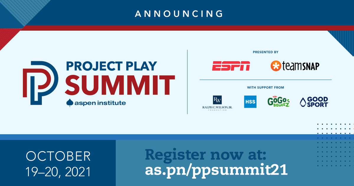 AspenInstSports's tweet photo. 3 weeks until the #ProjectPlay Summit! Speakers include U.S. women's soccer stars Alex Morgan, Ashlyn Harris, Ali Krieger and Sydney Leroux.
Are you registered yet? Check out the agenda and confirm your free spot now: https://t.co/M02Ek3xtKZ https://t.co/a6zeE5DMNm
