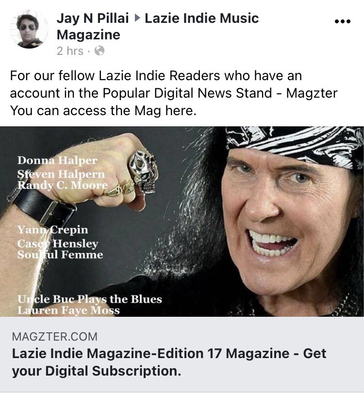 Check me out I’m on their magazine