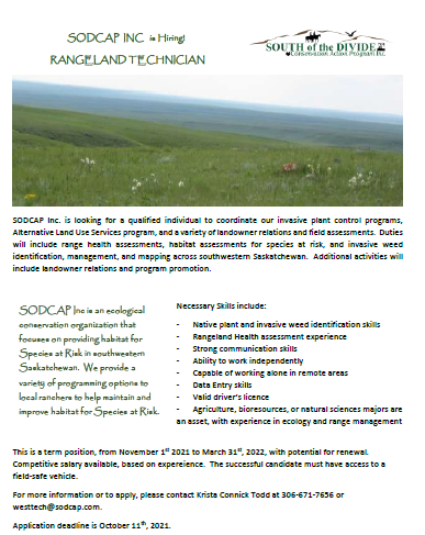 SODCAPInc's tweet image. SODCAP Inc. is HIRING!  Application deadline is October 11, 2021!