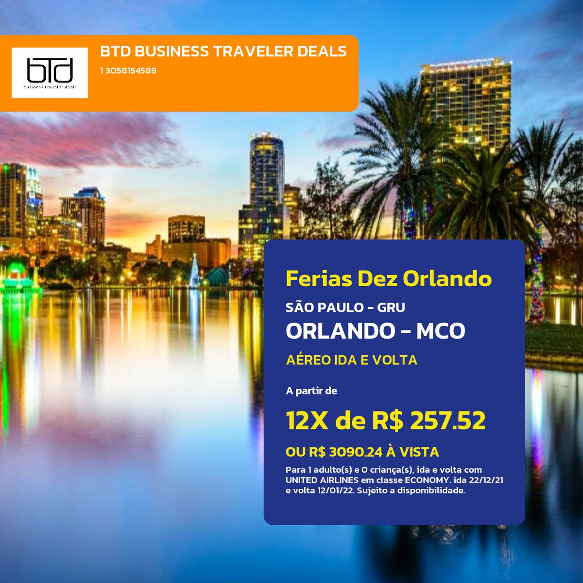 BtdDeals's tweet photo. Como pagar menos na sua próxima viagem para os EUA? https://t.co/pHizei5qIz