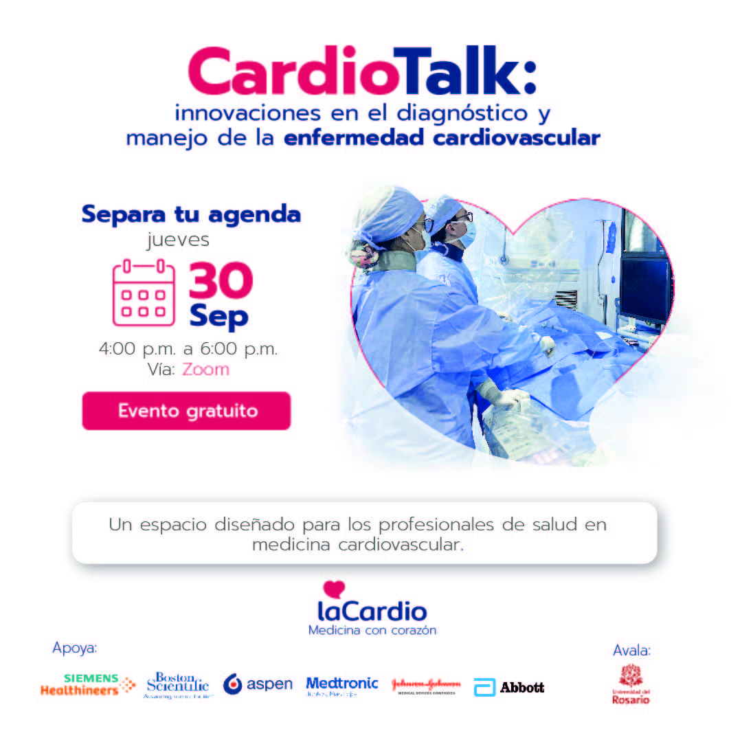 En LaCardio celebramos el Día Mundial del Corazón con nuestro 1º CardioTalk, un evento pensado para profesionales de la salud, donde discutiremos el desarrollo de las innovaciones en medicina cardiovascular.

Únete aquí: lnkd.in/ecCTXxqV
Código de acceso: 943448