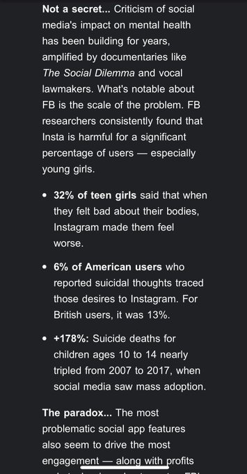 Given these numbers maybe Instagram kids should be trashed not &lsquo;put on hold&rsquo; https://t.co/tt96CawpNk