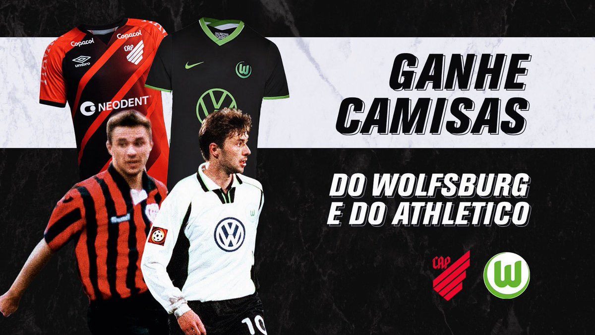 VfL Wolfsburg PT (@vflwolfsburg_pt) on Twitter photo 🚨 SORTEIO!
Nos corações da torcida do Wolfsburg e do Athletico, Krzysztof Nowak estará sempre vivo: em memória do craque polonês, estamos sorteando camisas dos Lobos e do Furacão! Pra concorrer:
➡️ Siga <a href="/VfLWolfsburg_PT/">VfL Wolfsburg PT</a> e <a href="/AthleticoPR/">Athletico Paranaense</a>
➡️ Dê RT
Participe até 04/10. Boa sorte! 🚨 SORTEIO!
Nos corações da torcida do Wolfsburg e do Athletico, Krzysztof Nowak estará sempre vivo: em memória do craque polonês, estamos sorteando camisas dos Lobos e do Furacão! Pra concorrer:
➡️ Siga <a href="/VfLWolfsburg_PT/">VfL Wolfsburg PT</a> e <a href="/AthleticoPR/">Athletico Paranaense</a>
➡️ Dê RT
Participe até 04/10. Boa sorte!