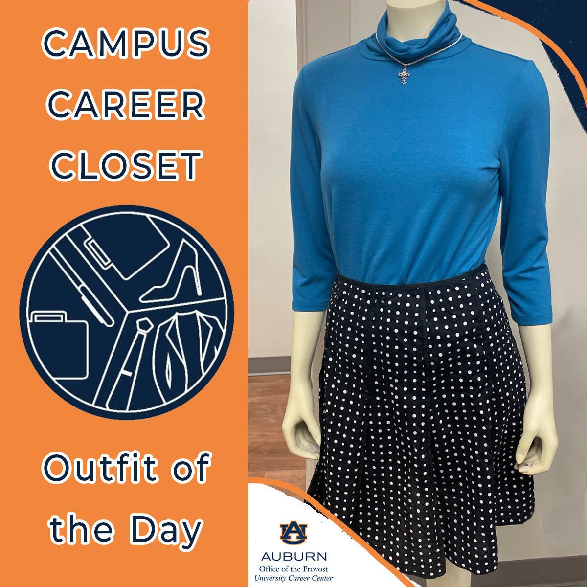 Here at the Campus Career Closet, we have many styles to choose from! See what is available by making an appointment via Handshake. Students can take up to 4 pieces from the CCC per academic year. All items are FREE and yours to keep!