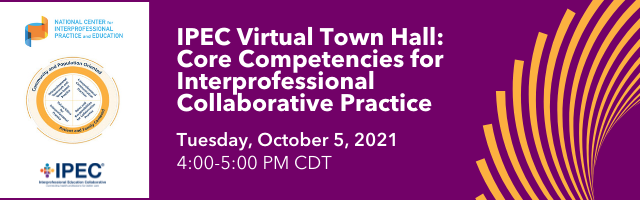 ipec_org's tweet photo. Missed the Sept 17 town hall on the revision of the #IPECCoreCompetencies for #Interprofessional #CollaborativePractice?
No worries! Join us for a special session at the @NexusIPE Summit on Tues, Oct 5 from 4-5 pm CDT.
For details & to register, visit https://t.co/zH62cPOMLQ https://t.co/OJUqdaeG0X