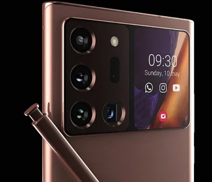 ultra_funky's tweet photo. @UniverseIce I can't be the only one that wants the new #Samsung #S22 #Ultra or #Note22Ultra to look something like this at the back... Right?! 🤔 https://t.co/F6xw7r353Z