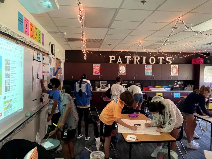 mil_fertitta's tweet photo. Earlier this unit students participated in a #Station Rotation while annotating a chunked text. They did a stellar job marking up the text! #Pearsonpeople #PatriotStrong #CampusBadges https://t.co/muH8TR9Ai8