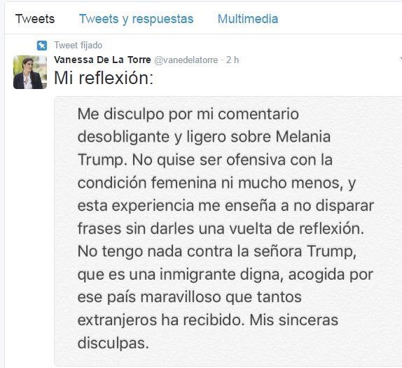 Rafangulo's tweet image. Malparidez, falta de respeto, profesionalismo y resentimiento destilado por @vanedelatorre y “periodistas” de @CaracolRadio es de estilo arrabalero. Así como manoteo, vocabulario y expresiones como “váyase” de está #mlpda; la misma que insultó a Melanie, esposa de Donald Trump.