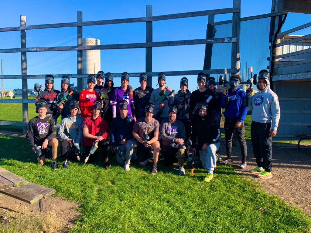 Very glad that these guys can shoot a basketball a lot better then they can shoot a paintball.. 😎

Thankful to be able to enjoy time away from the court with each other to learn, grow and connect! 🤝

The season is right around the corner.. 🐾
