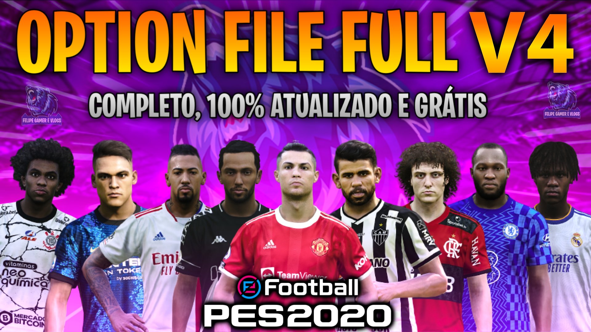 𝐅𝐞𝐥𝐢𝐩𝐞 𝐆𝐚𝐦𝐞𝐫 𝐞 𝐕𝐥𝐨𝐠𝐬 no Twitter: "OPTION FILE FULL V4 |  ÚLTIMAS TRANSFERÊNCIAS E KITS 2021/2022 ATUALIZADOS!!! | PES 2020 PS4  https://t.co/MluzweGO0G https://t.co/MluzweGO0G https://t.co/MluzweGO0G  #PES2020 #eFootball #eFootball2022 ...