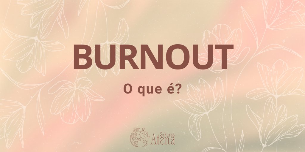 Síndrome de Burnout é um distúrbio emocional com sintomas de exaustão, estresse e esgotamento físico. A principal causa da doença é o excesso de trabalho e situações de extrema responsabilidade ou cobrança 🤕

Aqui fica o nosso lembrete diário para que você cuide de si ❤️