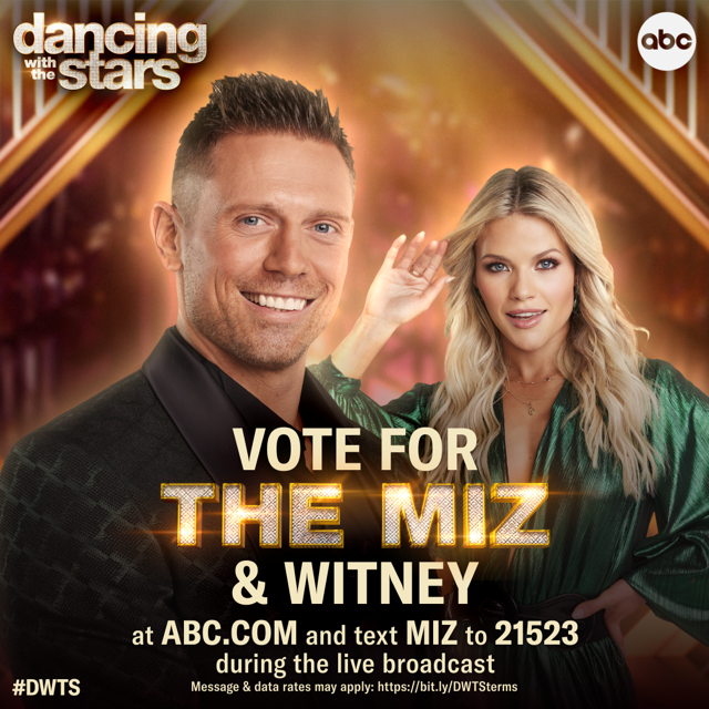 WWE on Twitter "Vote for mikethemiz TONIGHT during DancingABC by WWE on Twitter "Vote for mikethemiz TONIGHT during DancingABC by