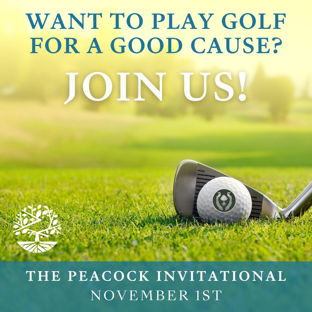 Our annual Peacock Invitational Golf Tournament is happening November 1st! theonsitefoundation.org/the-peacock-in…