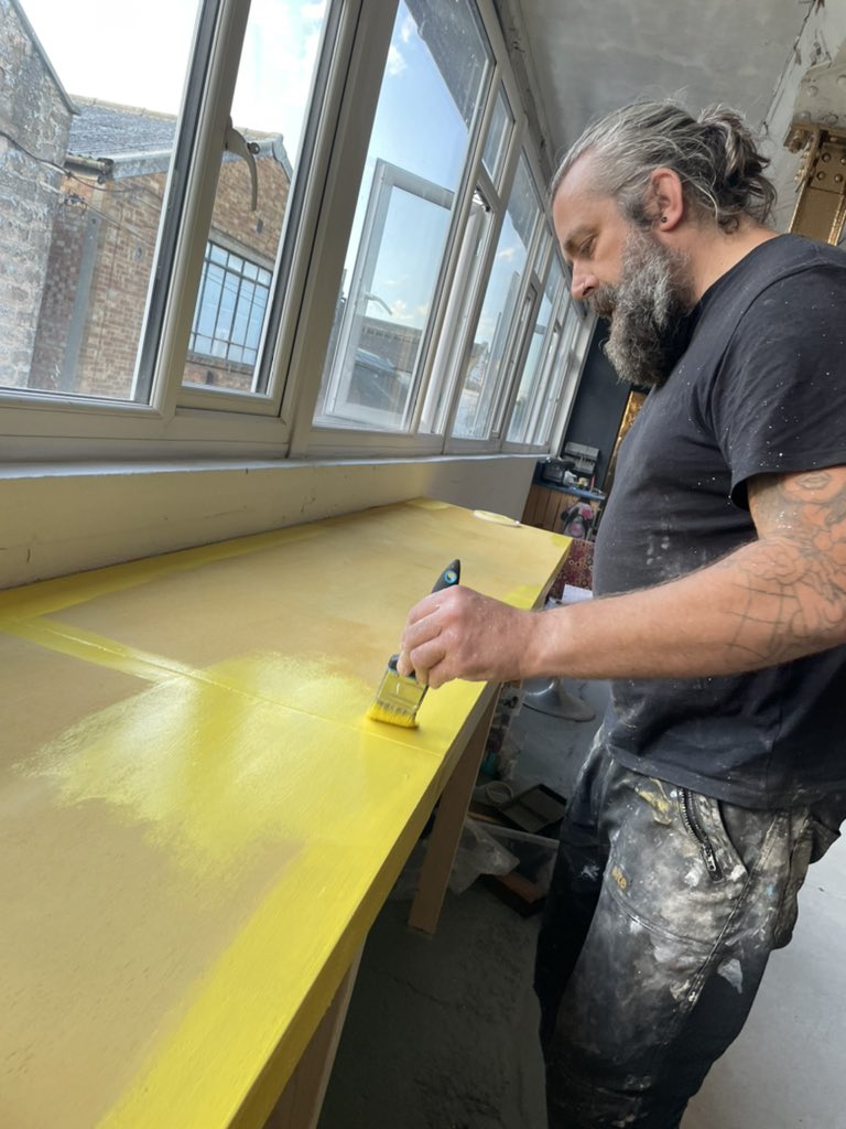 Working on the new <a href="/art/">Arthur Bullard</a> @littleknownstudio in @SouthendBC