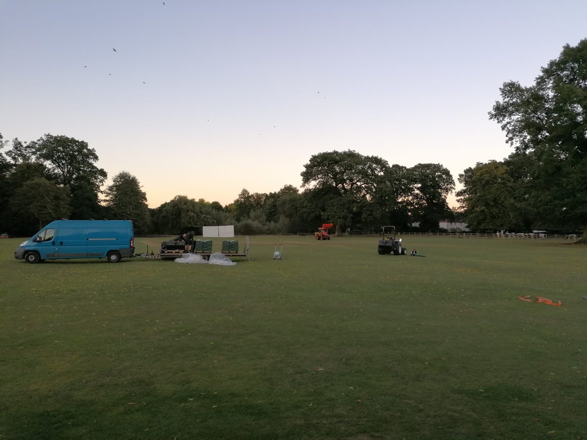 Big thanks to <a href="/sgm_m/">SGM & M ltd</a> who carried out the end of season square works today at Beeby Road, the best in the business 👌🏻