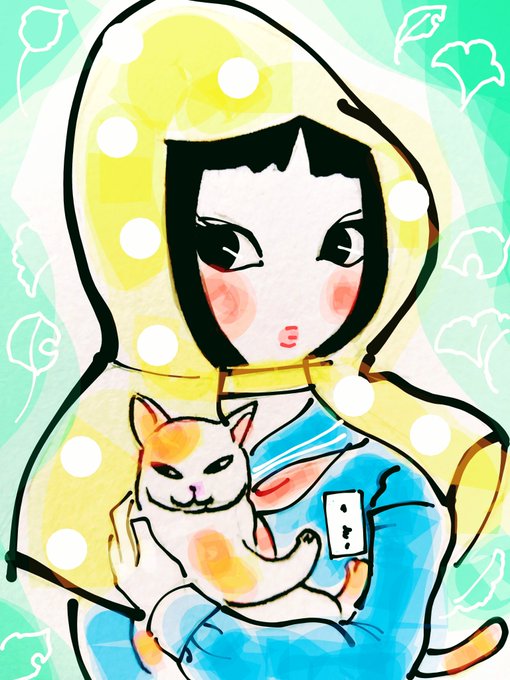 防空頭巾のtwitterイラスト検索結果