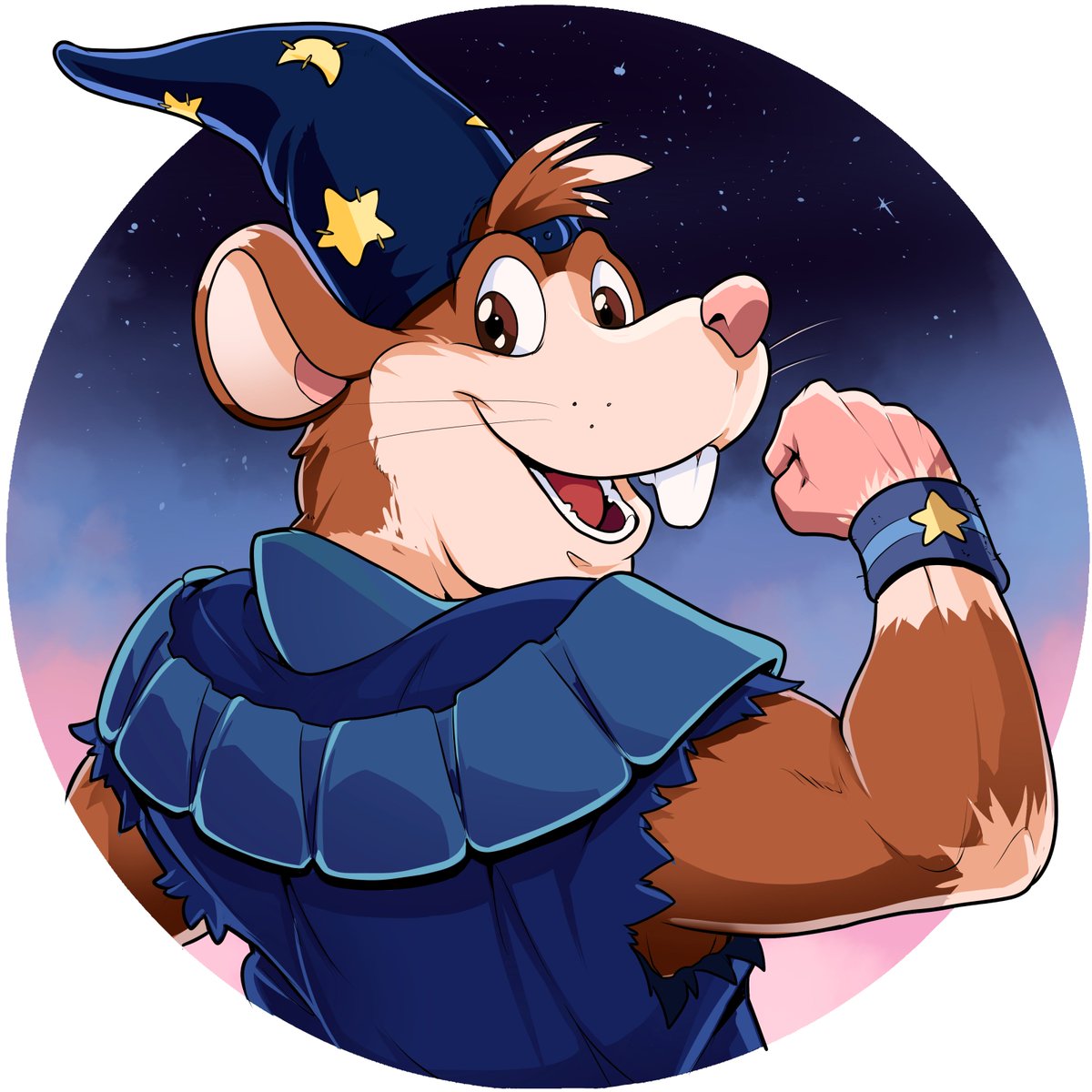 Magical Todd casts PUNCH! @Nick_L_Williams, famously known for being entirely too good at character creation, steps up to the plate as Magical Todd, the Ratling Barbarian Muscle Wizard!🥊