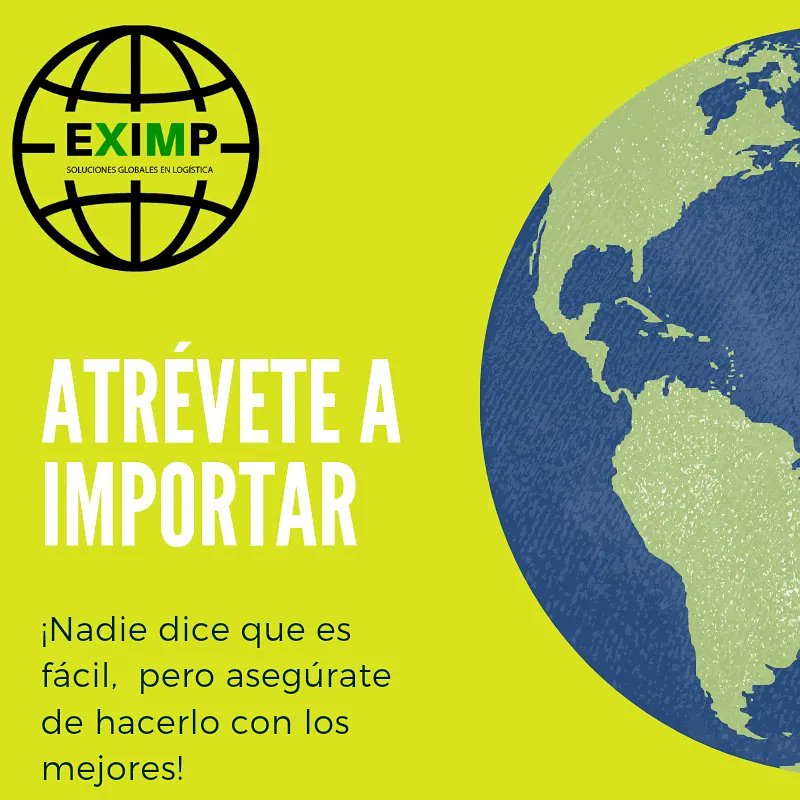 EximpEn's tweet photo. El proceso de importación de mercancías puede volverse un dolor de cabeza, ya que cualquier error puede provocar desde aumentos en los costos hasta la pérdida de la mercancía, acércate a nosotros, te haremos llegar las mejores opciones para la realización de tu proyecto
#EXIMP https://t.co/VwgaQaFqFp