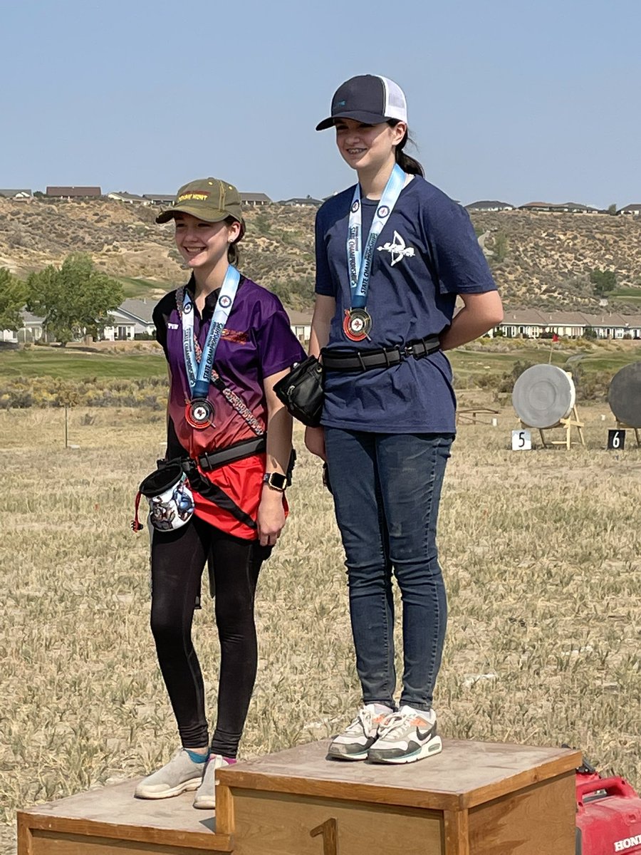 flyingforn's tweet photo. Siena wins the Gold medal!! USA Archery, NV Outdoor State Championships! So proud of you girl!! #impactacesjoad #ImpactArchery #usaarchery #USAArcheyNevada https://t.co/TbzEoDlN0G