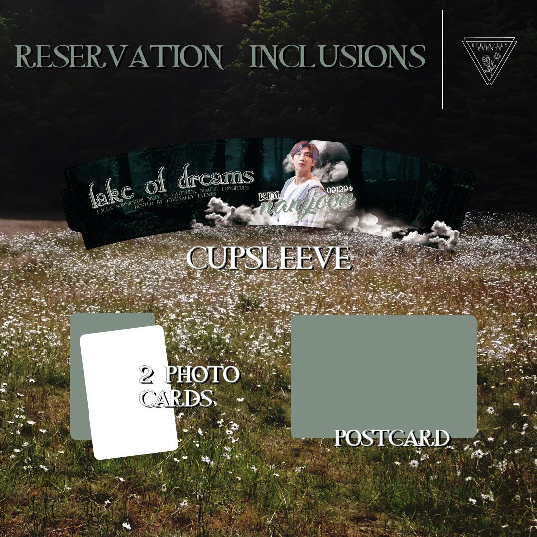 EventsEternally's tweet photo. RSVP &amp; Pre-Order are still available ✨ 

Don’t forget to join us in celebration of our Moon Child Kim Namjoon 🌙 

Please dress in theme 🧚🏼‍♀️ 

#eternallyevents #lakeofdreams #cupsleeve #losangelescupsleeve #kpopcupsleeve #namjooncupsleeve #OCcupsleeve #bobaevent https://t.co/1sfW8kPRtU
