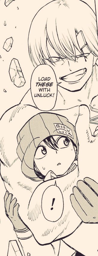 Ch. 80 of Undead Unluck was AnFuu paradise. Just... Look at them!!! Why are they so cute?!!! I couldn't stop smiling the whole chapter ahshdhfjshs--There were so many good moments! Their teamwork, their flirting, their trust in each other, their promise...!!! 