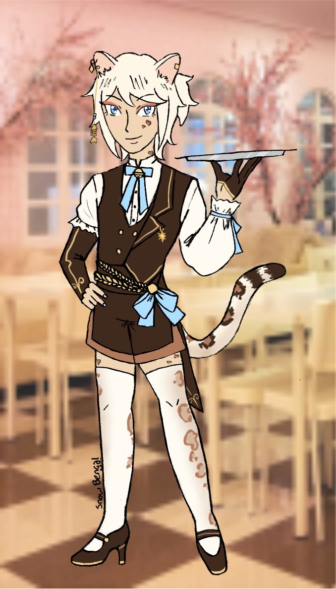 CASTITY_'s tweet image. Did someone order a cat butler? 🐾

Come by the Animal Café this evening, I’ll be purr-fectly happy to serve you! 🤍🐱