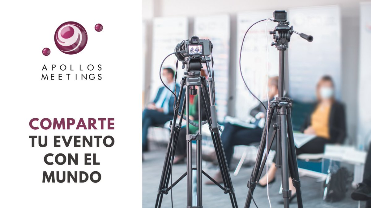 No pongas límites a tu evento, ¡compártelo!
✔️ Webinars
✔️ Producción personalizada
✔️ Streaming
Contáctanos y descubre todas las posibilidades que te ofrecemos para compartir tu evento con el mundo a través de Apollo’s Meeting apollosuniverse.com/apollos-meetin…
#Evento #Streaming #Webinars