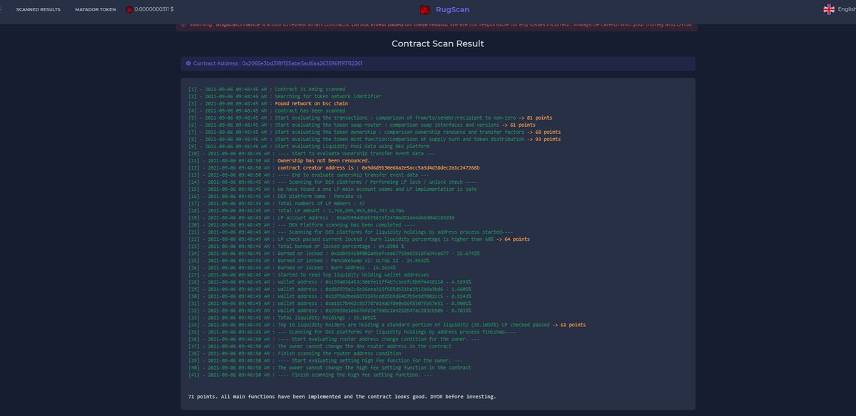RugScanToken tweet picture
