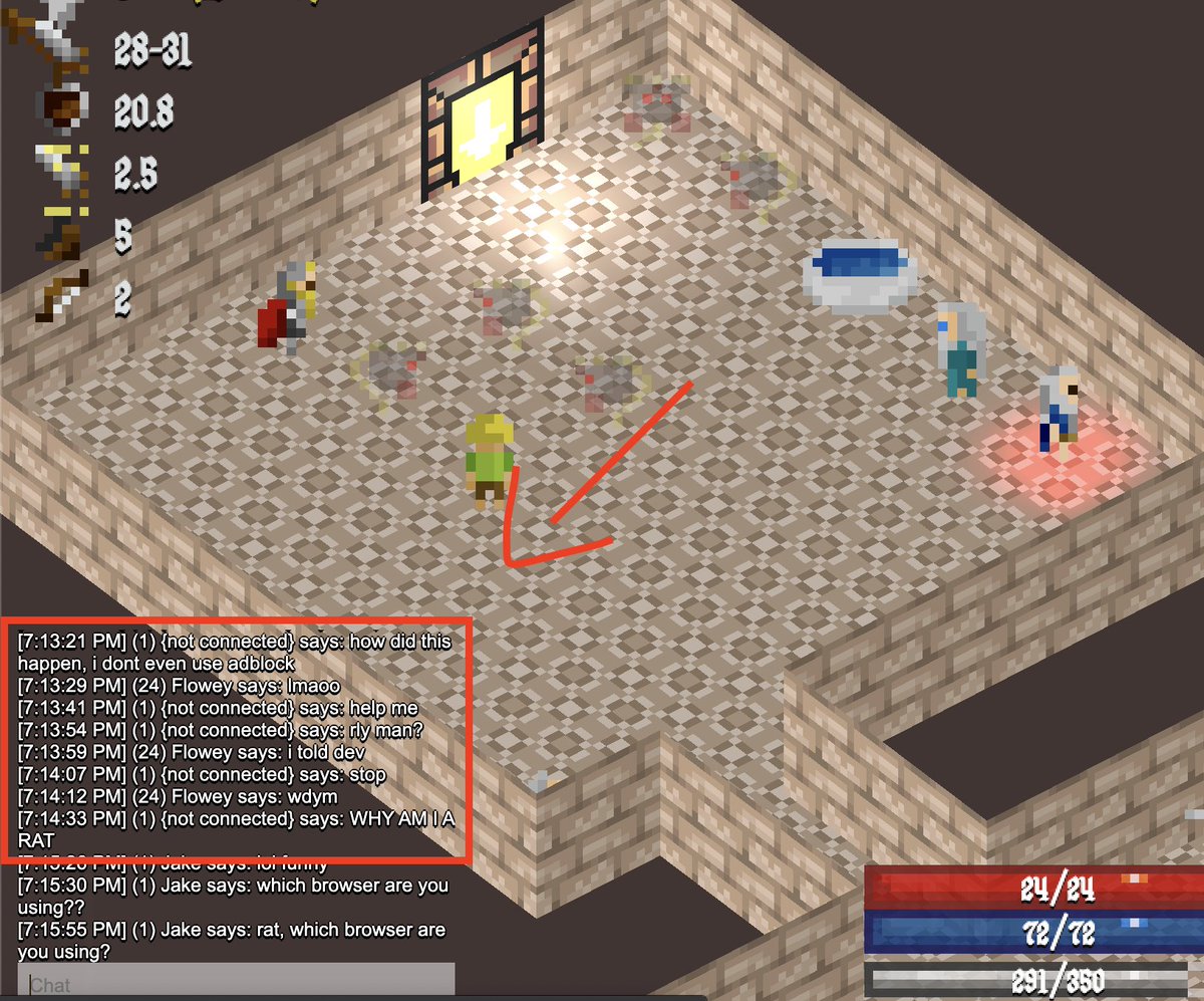 mazmorraio's tweet image. Sad but funny moments...

#indiedev #gamedev #multiplayer #adblock