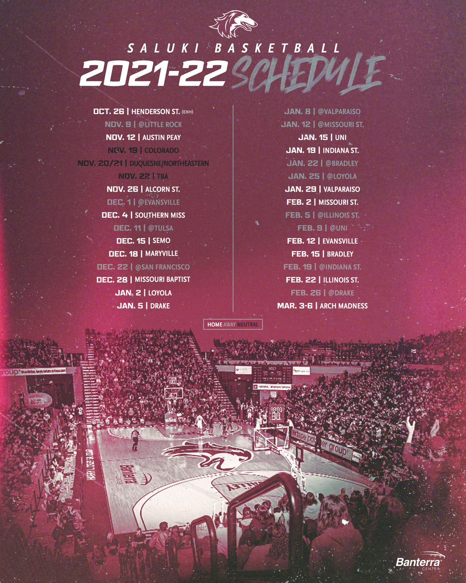 SIU_Basketball's tweet photo. Our road ahead. Let's get to work.

#Salukis x #LeaveALegacy https://t.co/OR8SPE1K4h