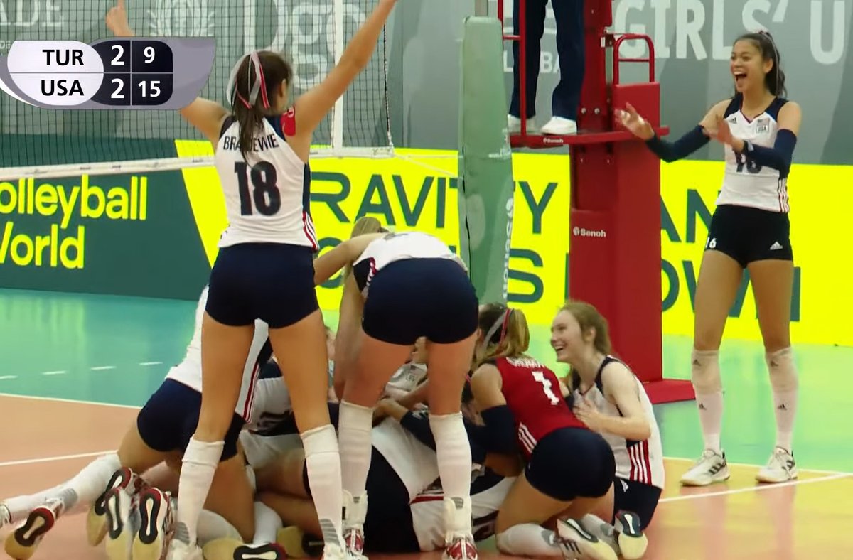 OMG, what a match! 🤯

The U.S. Girls U18 National Team 🇺🇸 gets a 3-2 (19-25, 25-23, 22-25, 25-21, 15-9) win over Turkey 🇹🇷 at the FIVB World Championship in Durango, Mexico.

The U.S. will play Italy in the semifinals on Tuesday at 6p PT.