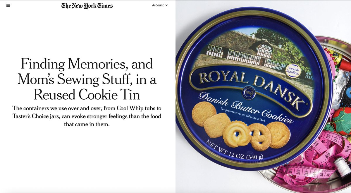 Finding Memories in Reused Food Containers Like Cool Whip - The New York  Times