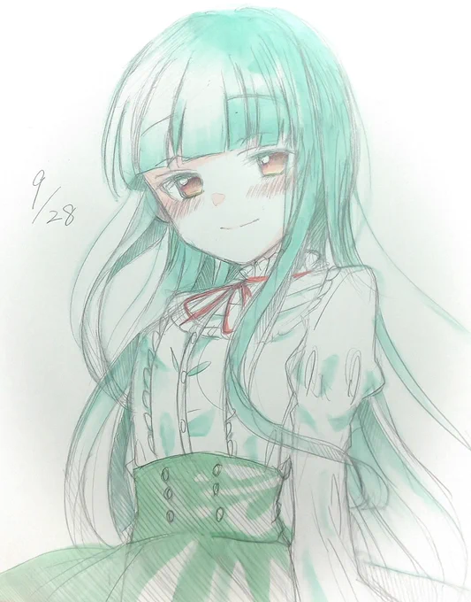 #佐城雪美生誕祭2021
誕生日おめでとう!去年描いたやつしか手元にデータがなかったけど、また改めてお祝いするねー! 