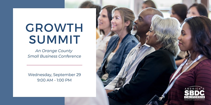 💰Generate leads and enhance your digital presence at the Growth Summit -💲💲it's FREE! Orange County Small Business Conference. Attendees will learn about accessing the necessary capital in recovering and growing post-COVID. lnkd.in/guGvgnKF #KACCOC #SBDC #growthsummit