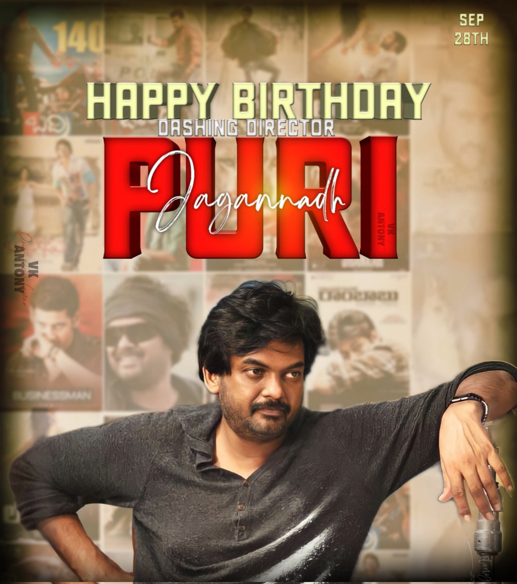 TeluguTrendsOff's tweet photo. Happy Birthday To Dashing Director  @purijagan 

#HBDPuriJagannadh 
#Purijagannadh
#HappyBirthdayPuriJagannadh

Best Wishes For Prestigious Pan India Project #LIGER https://t.co/R6S5dTORCd