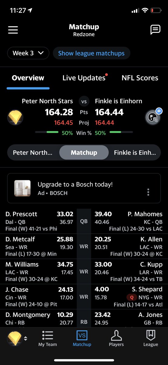 XavierDanny0186's tweet photo. @FFToday Lost the week because McCarthy decided to send dak back in for the kneeling when he wasn’t in the game the drive before smh https://t.co/JrMtolp9kk