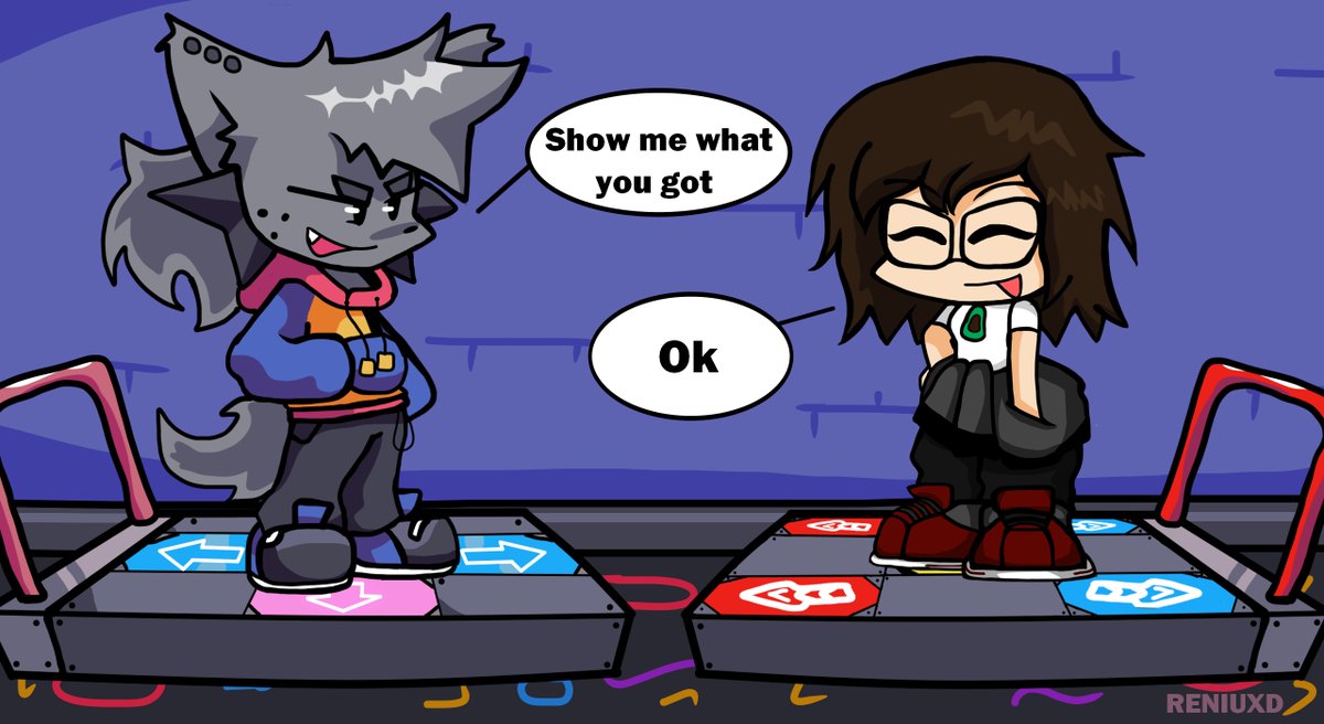 RENIUXDD's tweet photo. I open thread to show the second part of the comic n.n
#FNF #fnfkapi #Kapimod #vskapi #fridaynightfunkin https://t.co/NIANDUq1KD