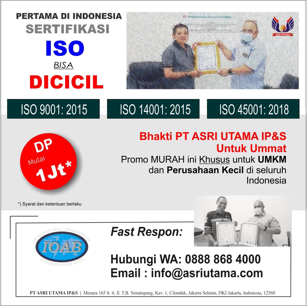 Yuk manfaatin promo ini, buat UMKM, CV, PT, Yayasan, Kampus, Ormas, dll...