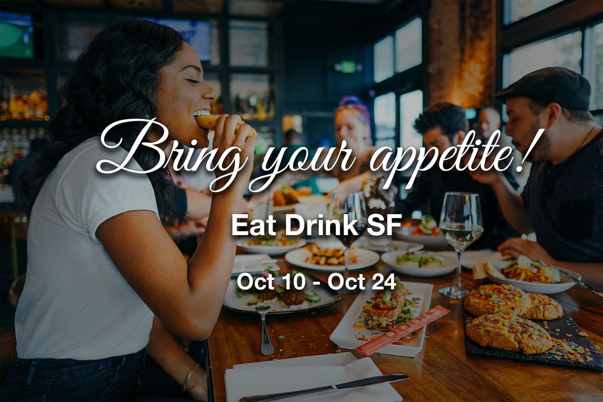GroveInnSF's tweet image. October 15 - 24 is Eat Drink SF - San Francisco's 10-day Food Celebration, featuring prix-fixe menus from participating restaurants throughout San Francisco!

Use promo code "foodie10" for a 10% discount on stays 10/15 - 10/24!

➡️ groveinnsf.com