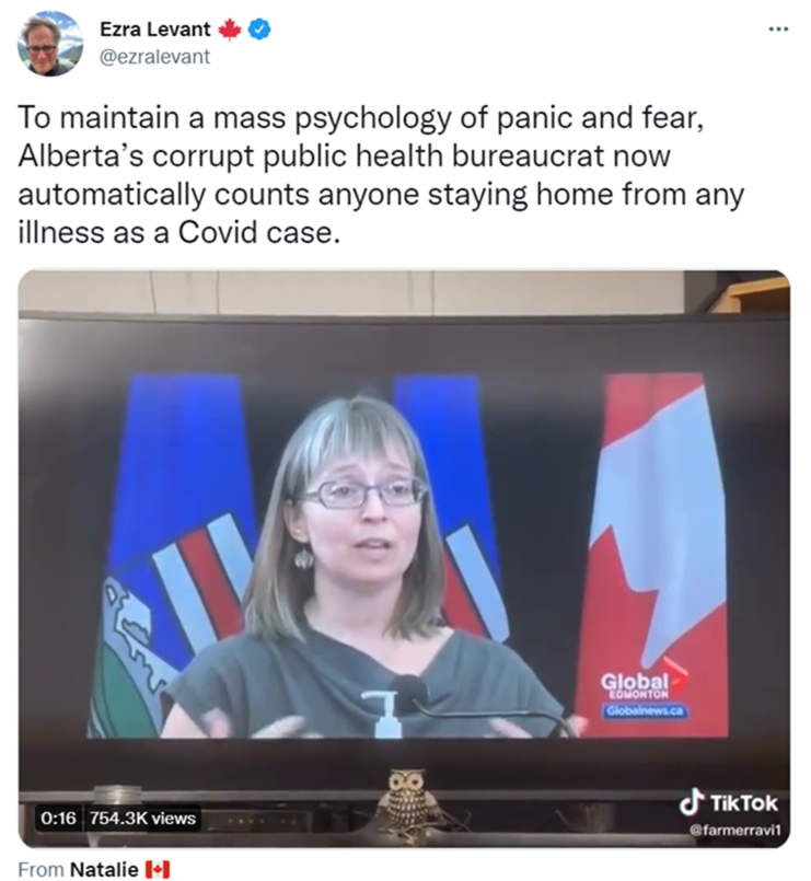 YourAlberta's tweet photo. This claim is false. All reported positive COVID-19 cases are confirmed by lab test. The list is posted each weekday at https://t.co/KU1VcHZ4Yy. Follow us and @CMOH_Alberta for accurate information about COVID testing and vaccination. https://t.co/OmrqbaVRZe