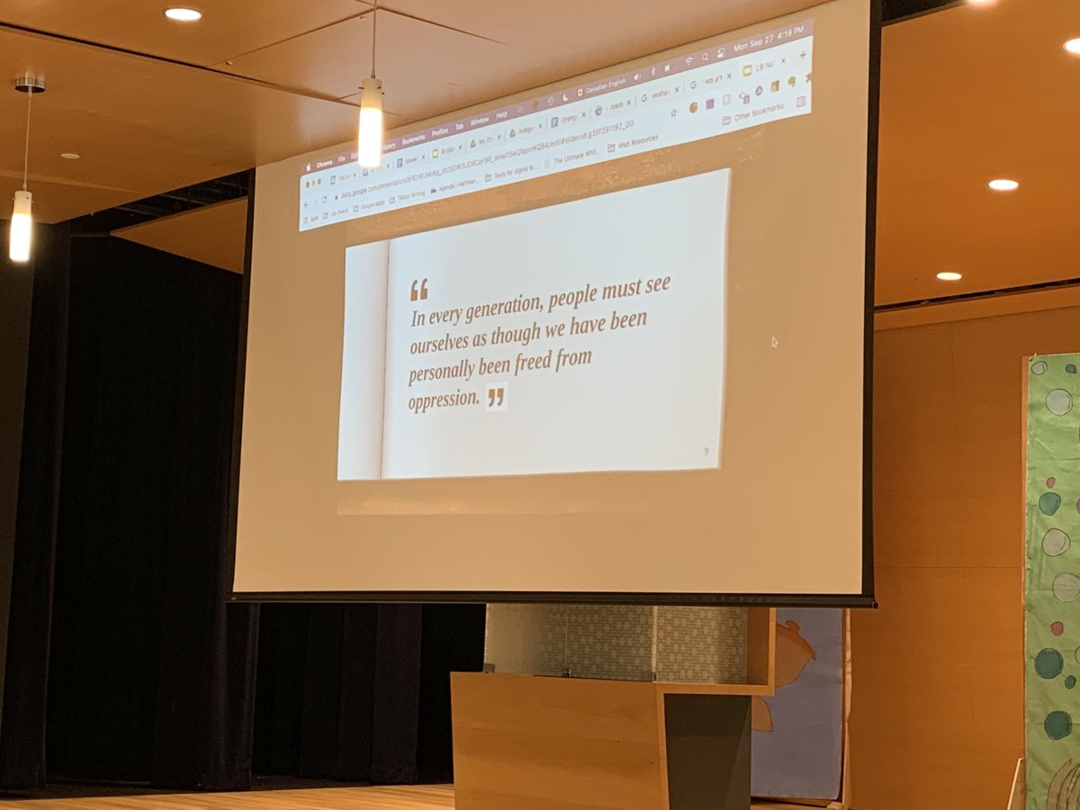 SherEdKnowledge's tweet image. ⁦@LeoBaeckDS⁩ Staff exploring Truth and Reconciliation. Connecting through Jewish values and IB international-mindedness. Deepening our understanding through indigenous stories.