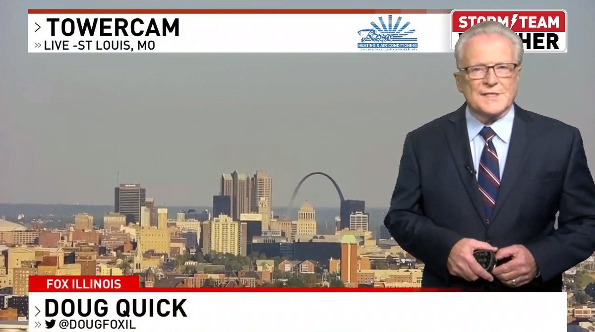 After a near record day of temps today, tomorrow it should be a bit cooler. Expect a high in the mid-80s. Check out the rest of the STORM TEAM Forecast as broadcast at 5:30pm on #FOXIllinois News from FOXIL27, foxillinois.com. #ilwx Click Here
facebook.com/dougquickFOXCh…