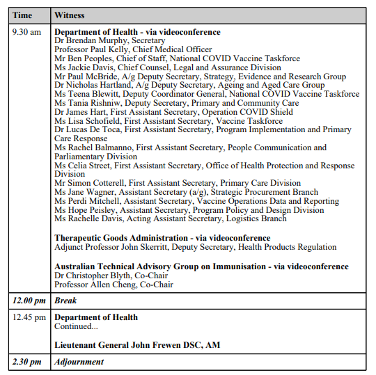 Live now on <a href="/Foxtel/">Foxtel</a> Ch 603 - <a href="/AuSenate/">Australian Senate</a> #COVID19 Committee.