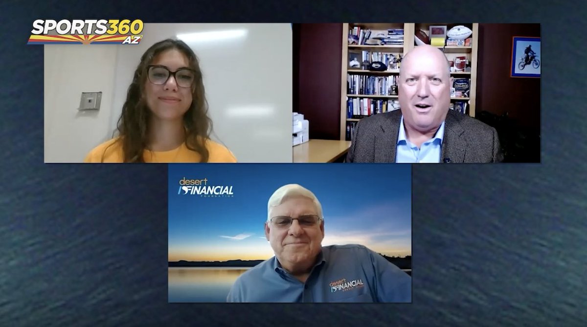 Sports360AZ's tweet photo. Krysten Muir, Desert Financial Credit Union (@DesertFinancial) &amp; the @AZCardinals have created the Arizona Breaking Barriers Student Athlete Scholarship.

Krysten and Desert Financial's @JeffMeshey joined @bradcesmat to discuss how it came together.

https://t.co/8ZHKaKpYwa https://t.co/s2lBSmnBtM