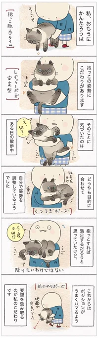 抱っこへの要求が高い!納まり具合を調整するこだわりよう【連載】ねこ連れ草 194話め|ねこのきもちWEB MAGAZINE  