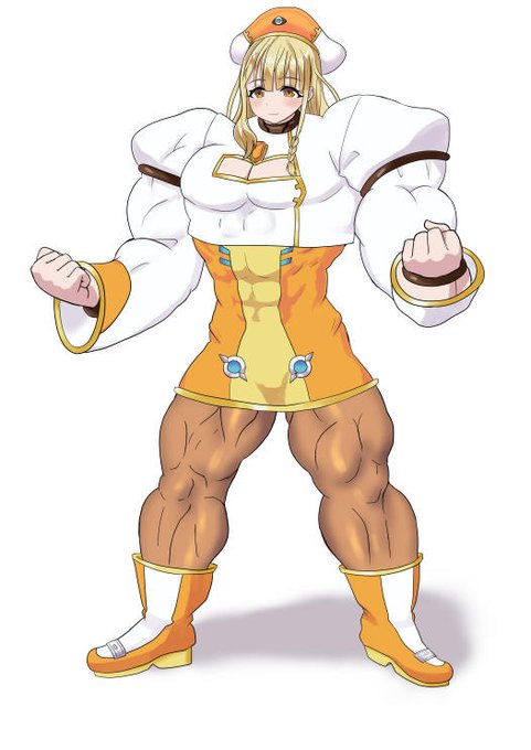 skebより。#筋肉娘化 #状態変化 